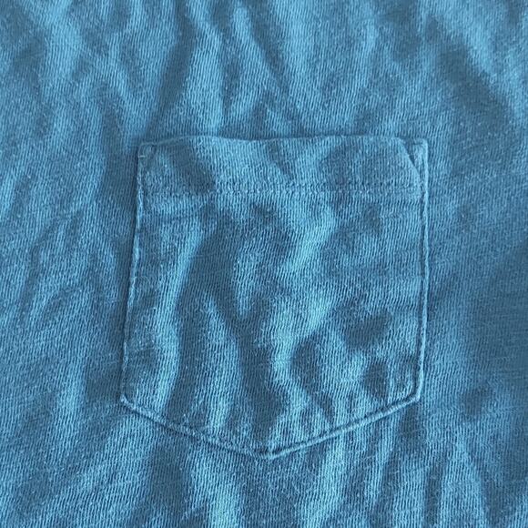 Wonder Nation Shirt Boys XL Blue Long Sleeve Tee with Chest Pocket - Picture 3 of 7